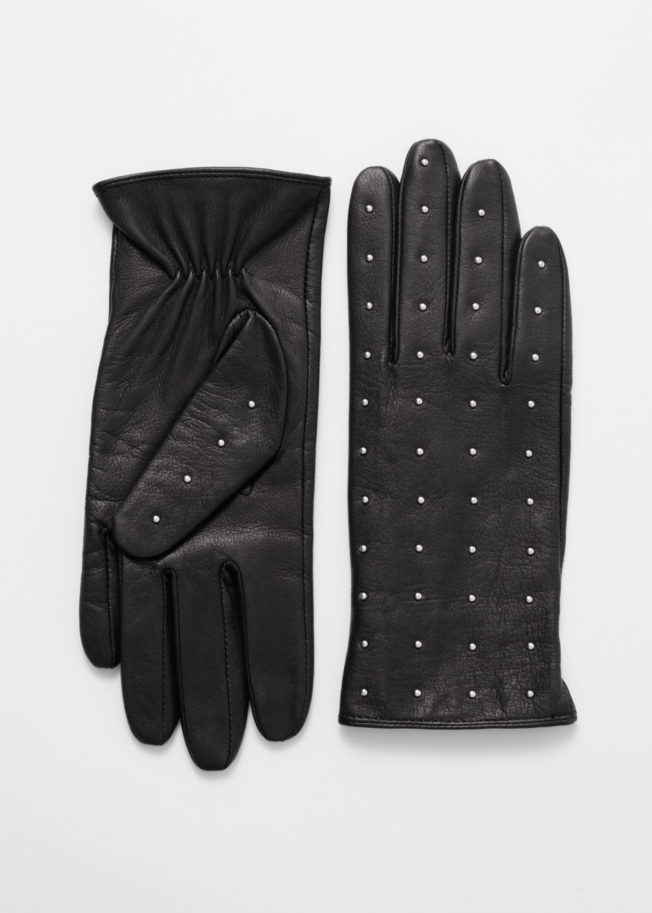 Image of Studded Leather Gloves