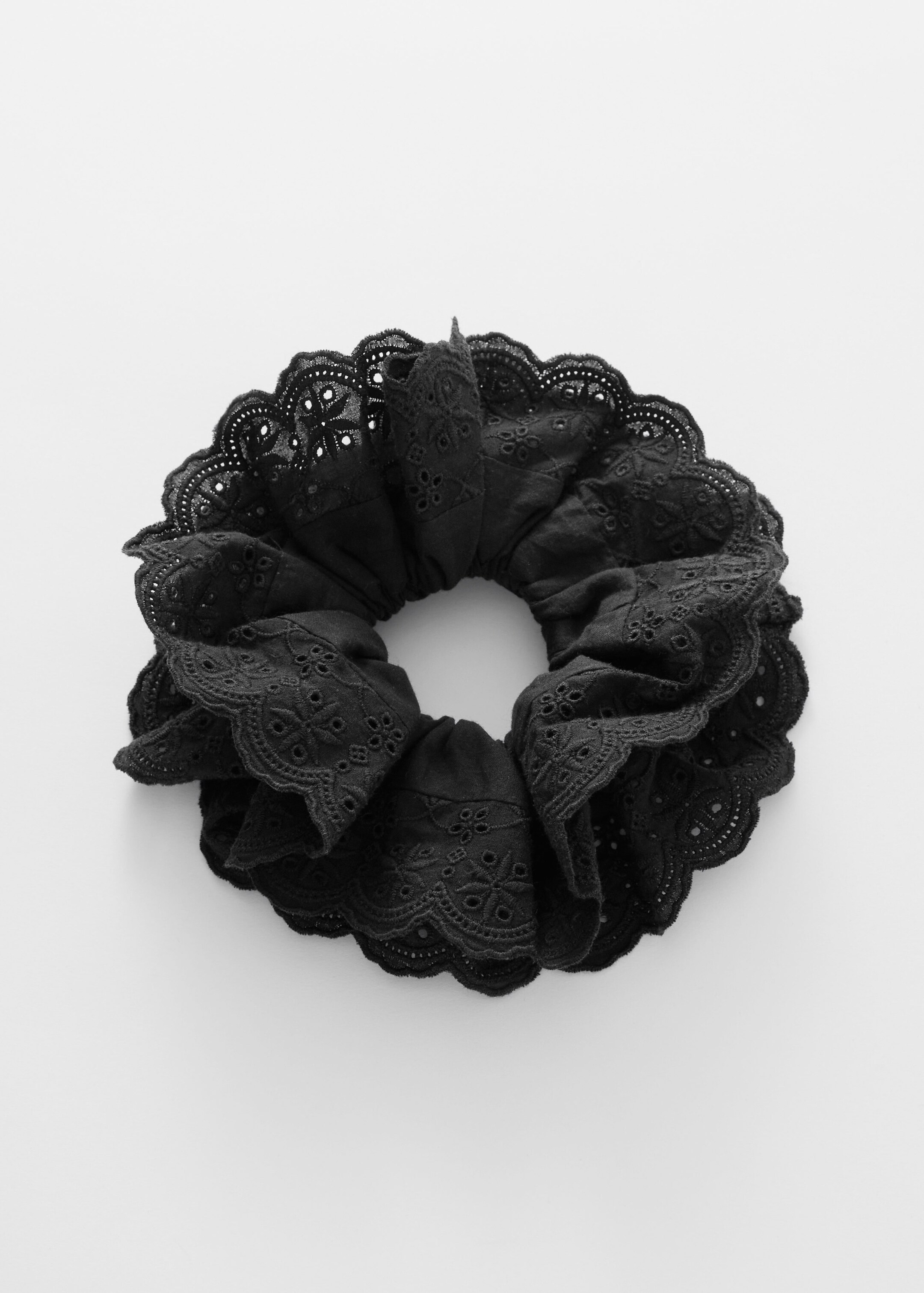 Image of Broderie Anglaise Scrunchie