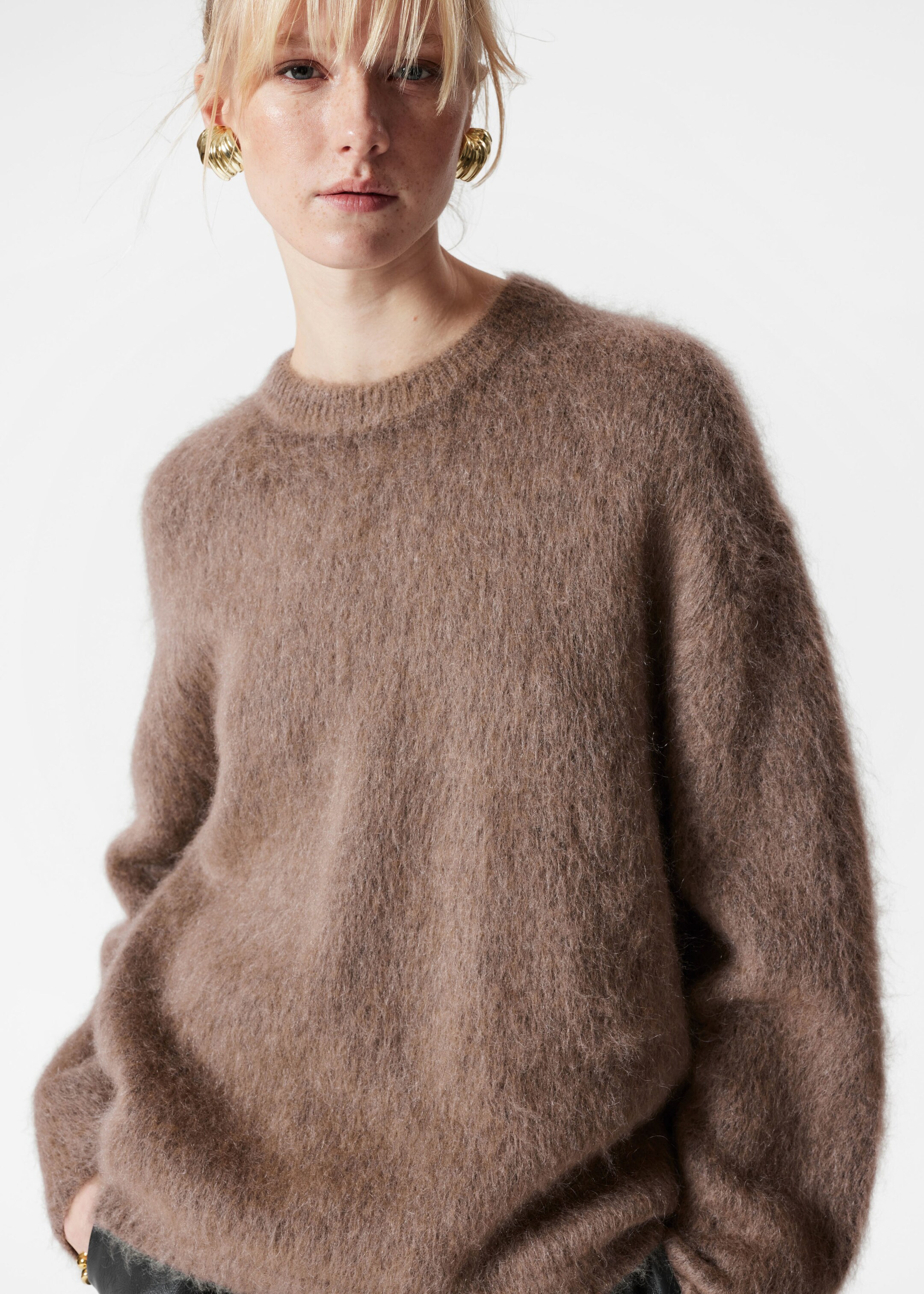 MohairBlend Jumper - Mole - Lookbook