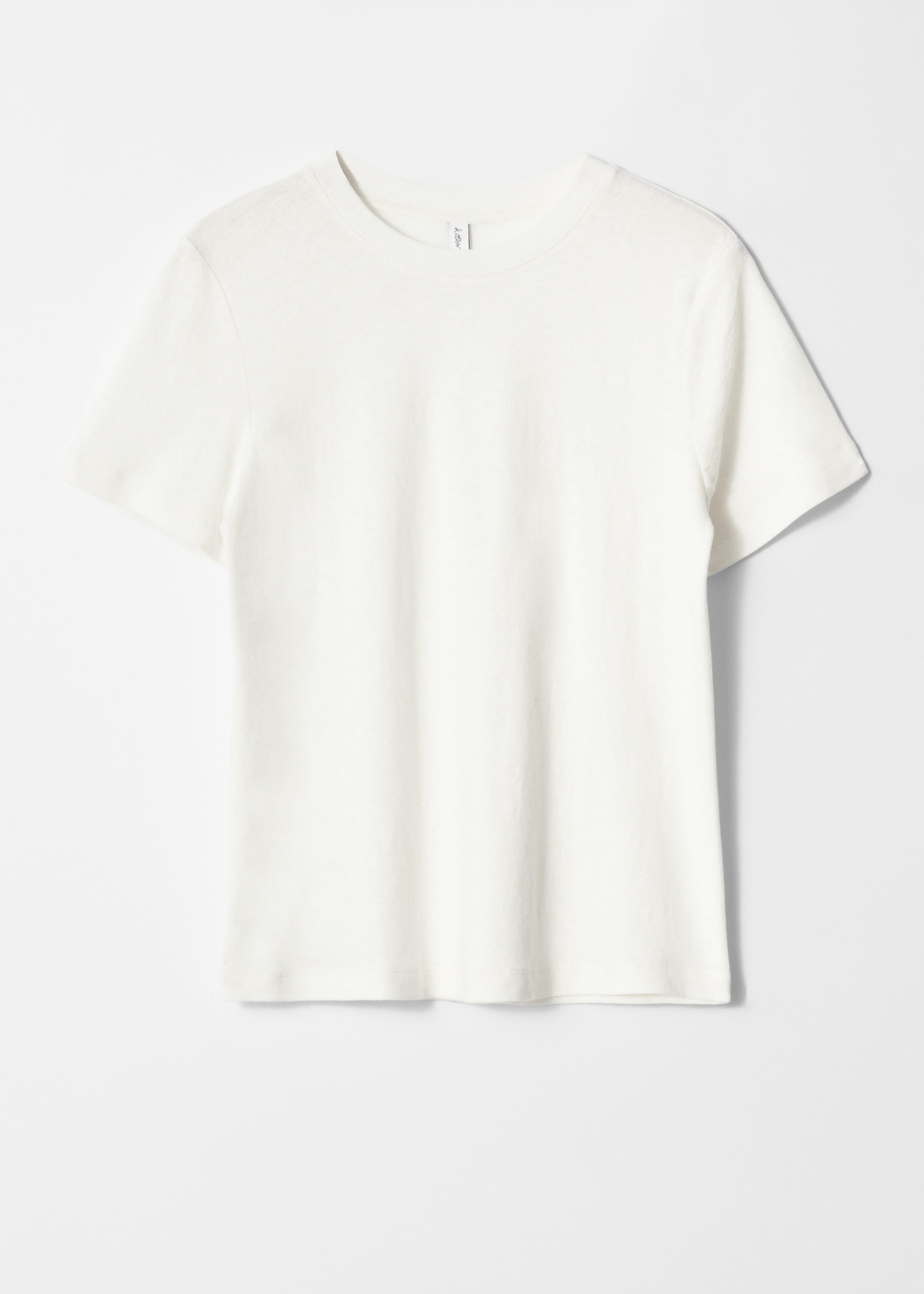 Linen-Blend T-Shirt