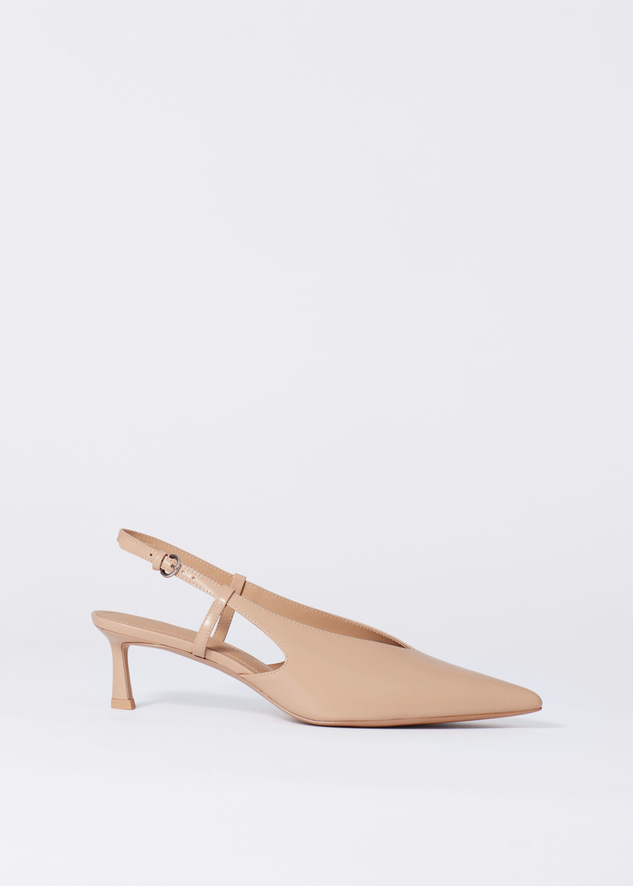 Image of Classic Leather Slingback Pumps