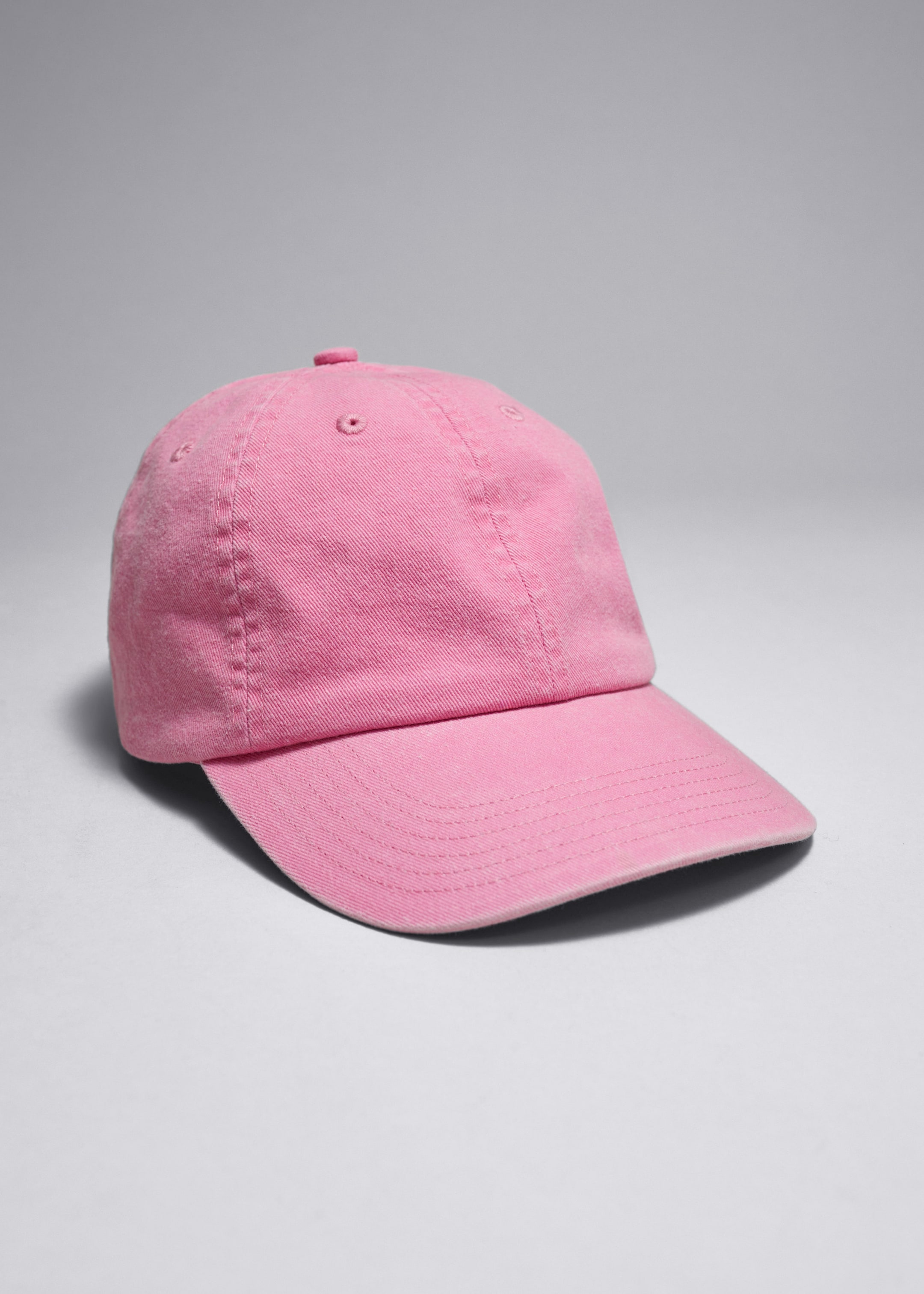 Image of Casquette en denim décoloré