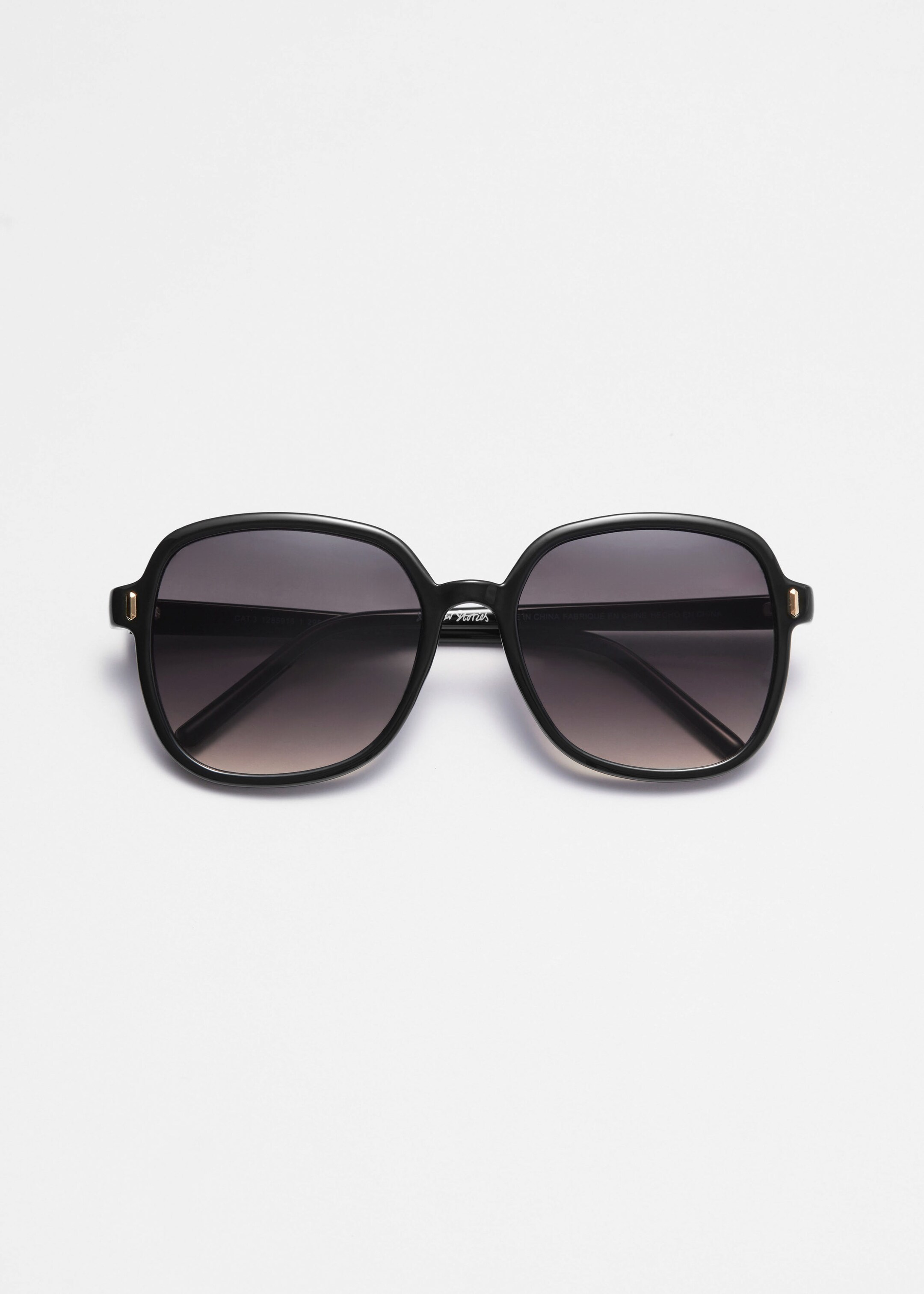 Image of Oversized Slim-Frame Sunglasses