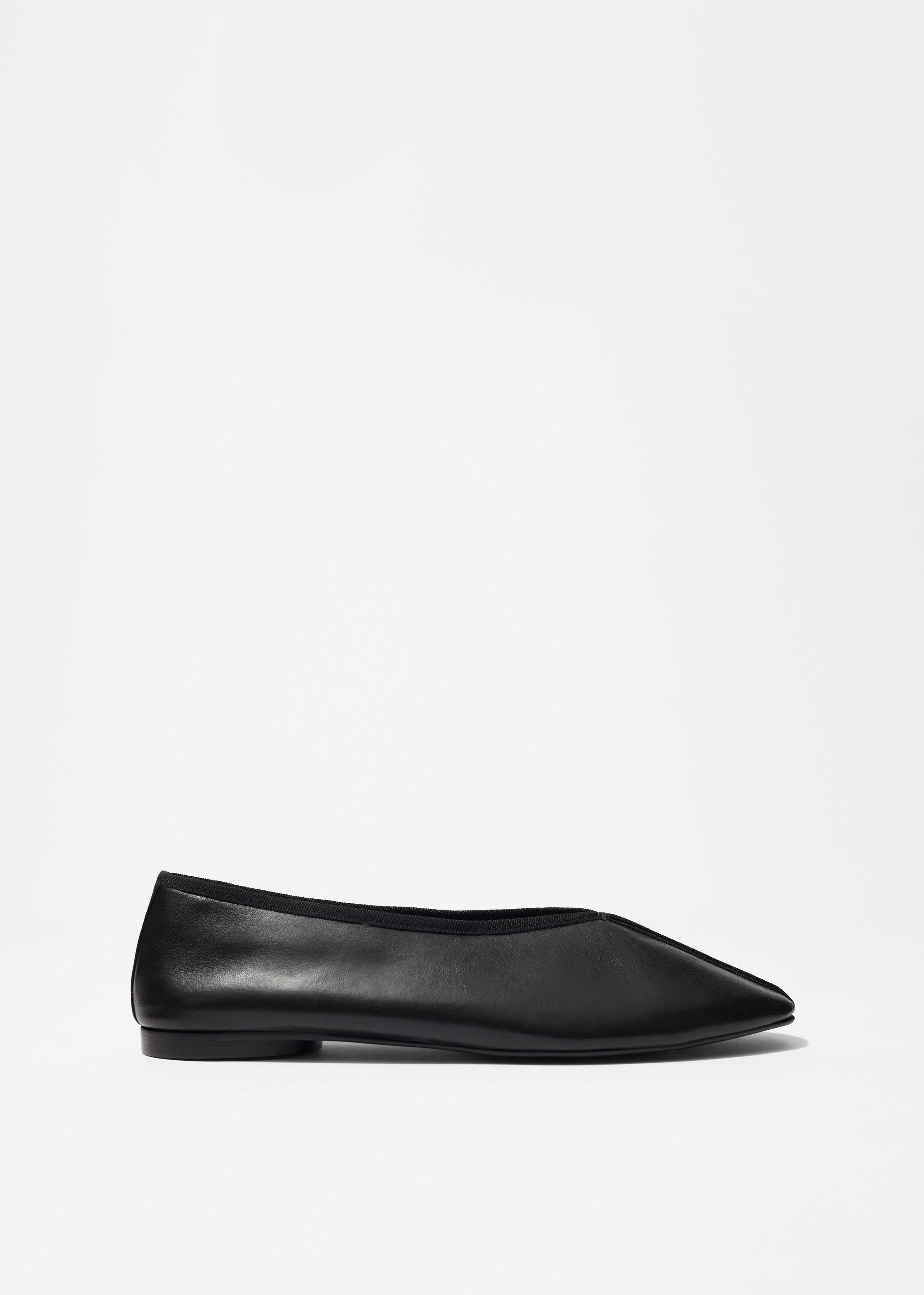 Image of Almond-Toe Ballerina Flats