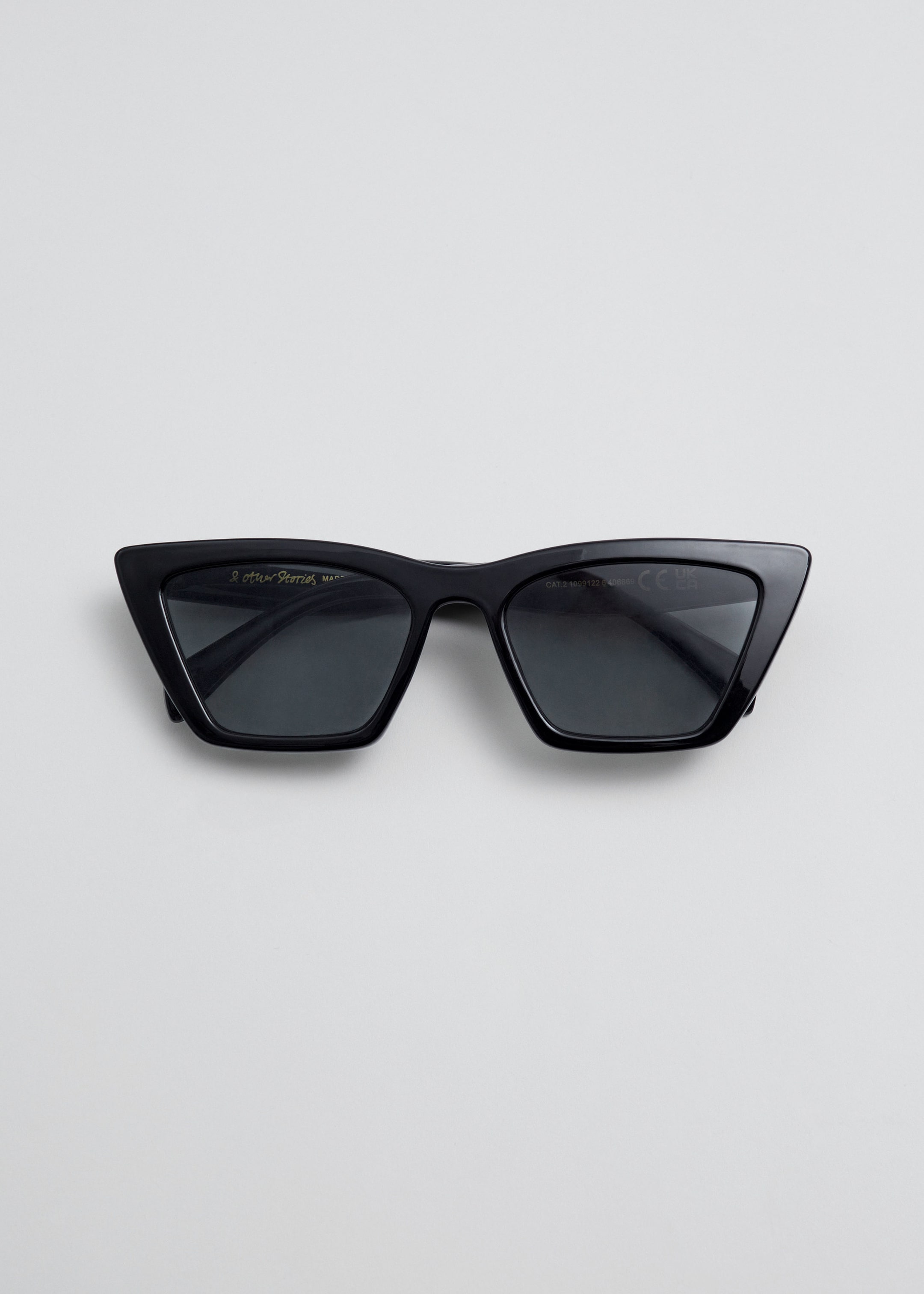 Image of Angular Cat Eye Sunglasses