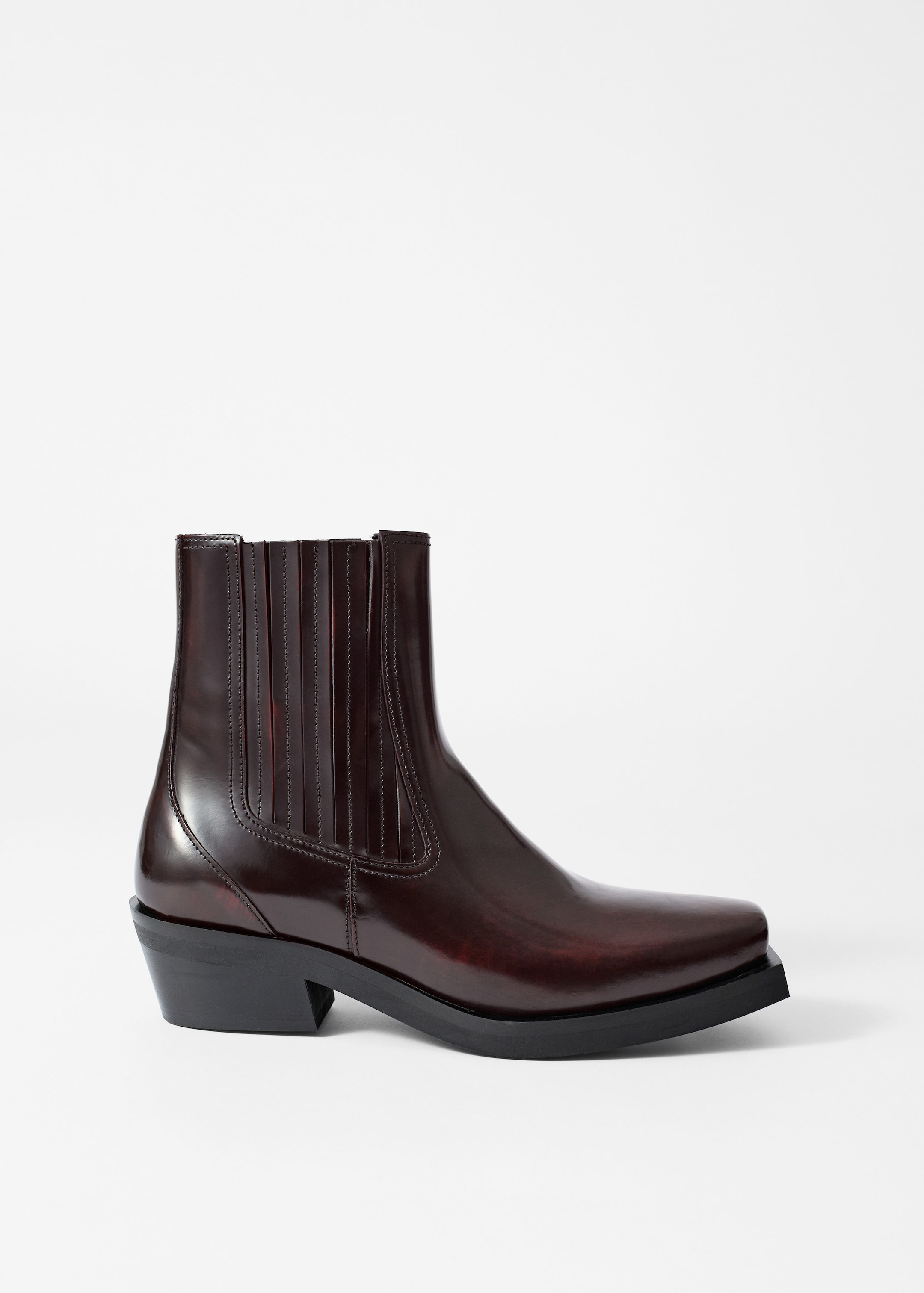 Image of Chelsea Boots aus Leder im Biker-Stil