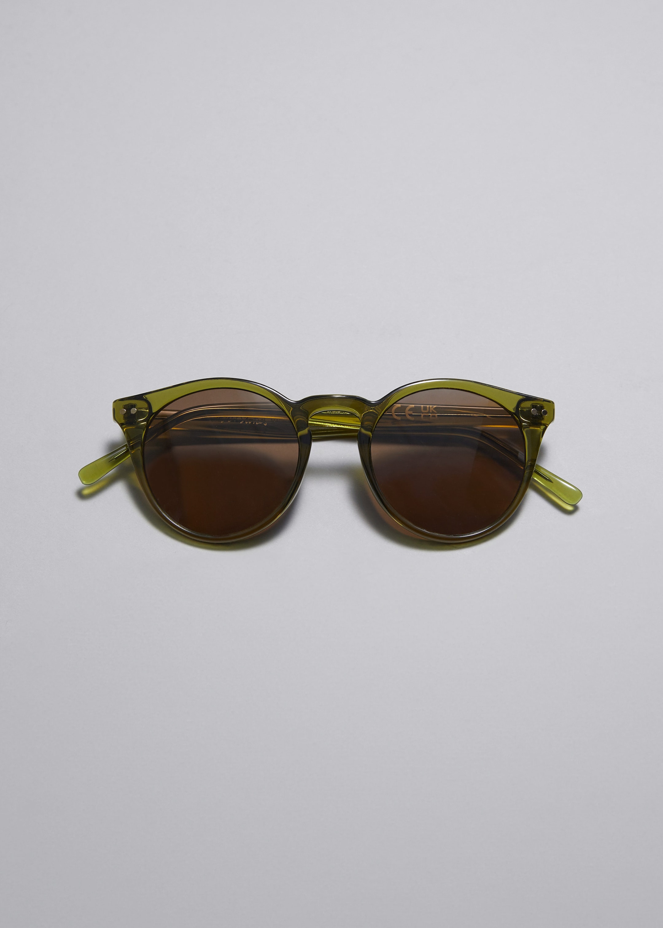 Image of Classic Round Frame Sunglasses