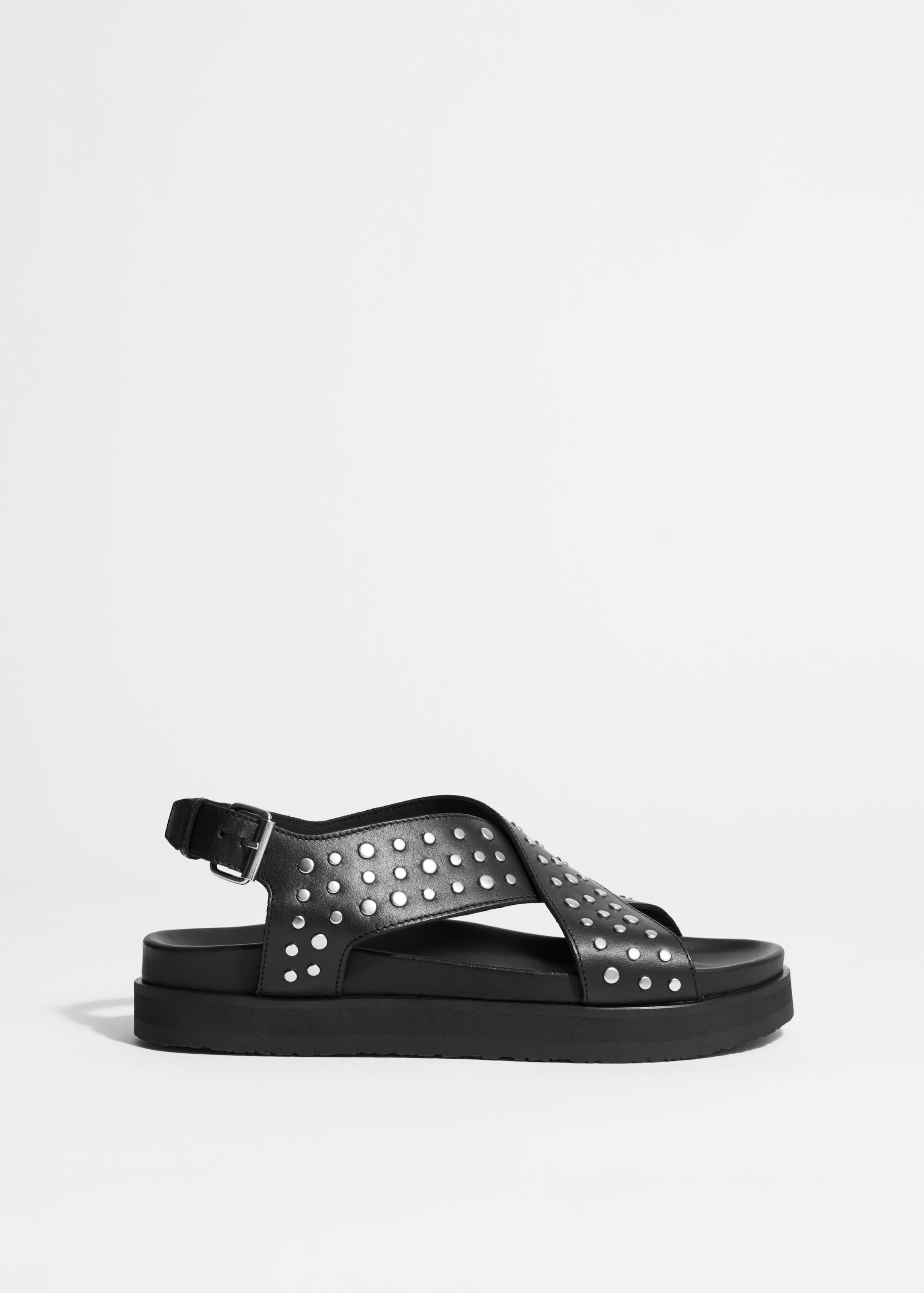 Studded Leather Sandals