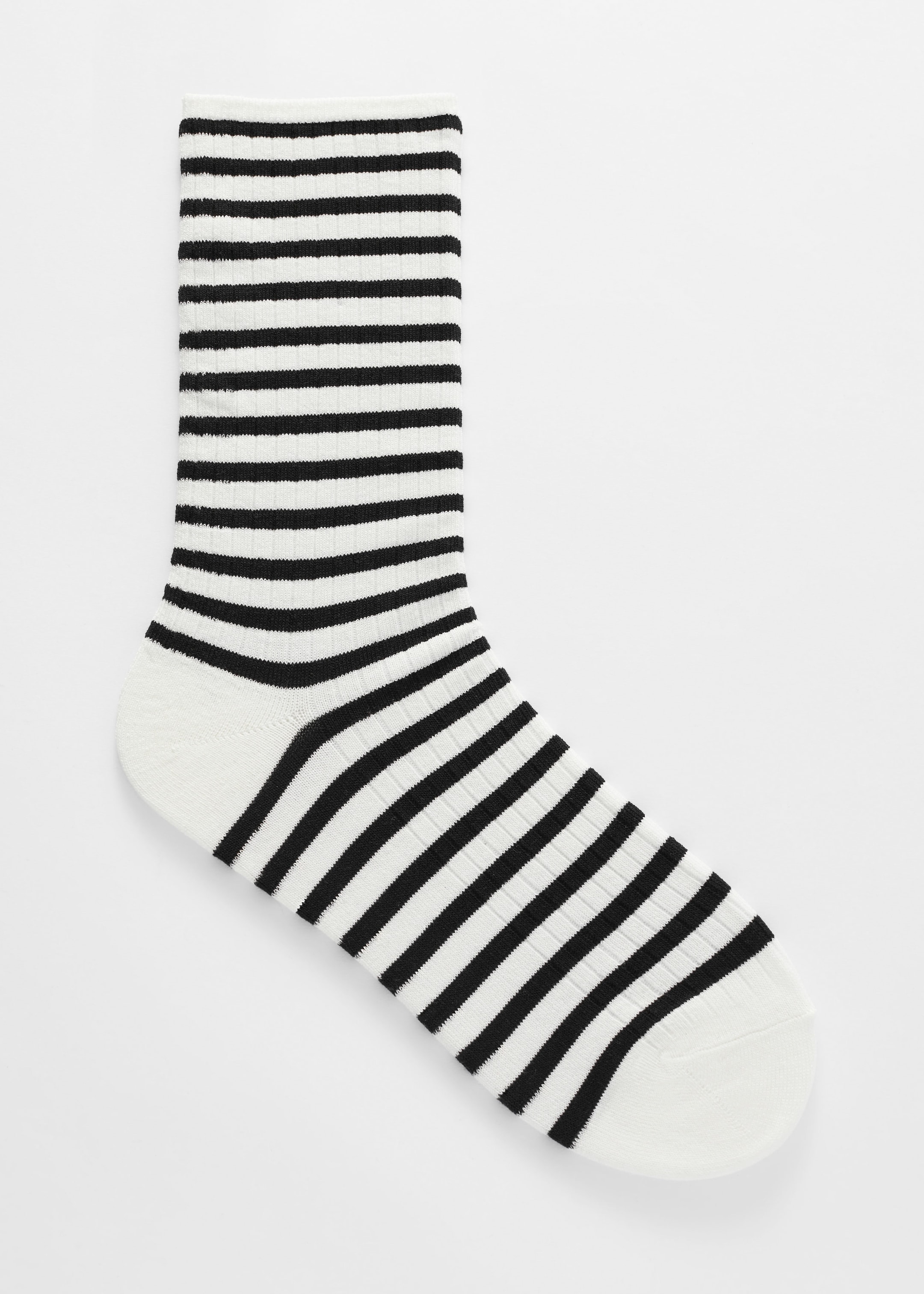 Image of Striped Rib Socks