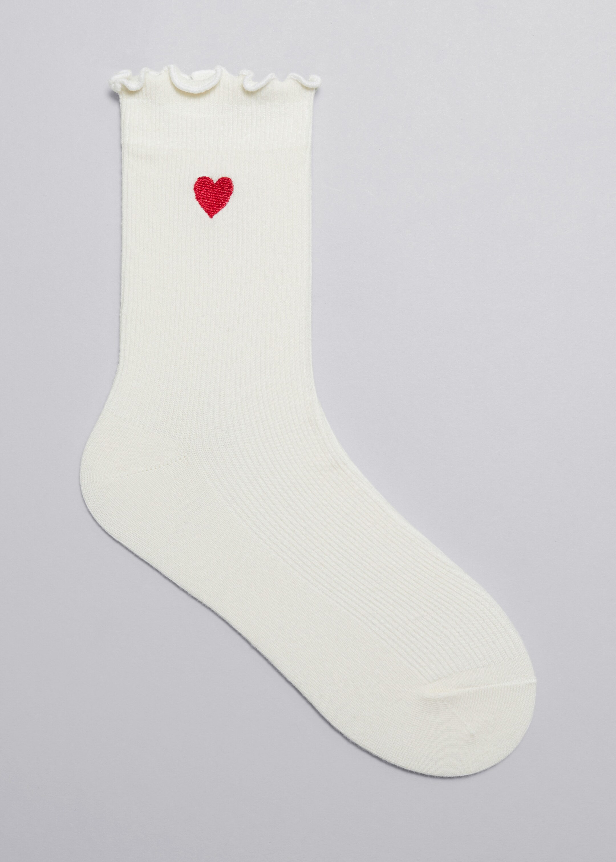 Image of Embroidered Frill Socks