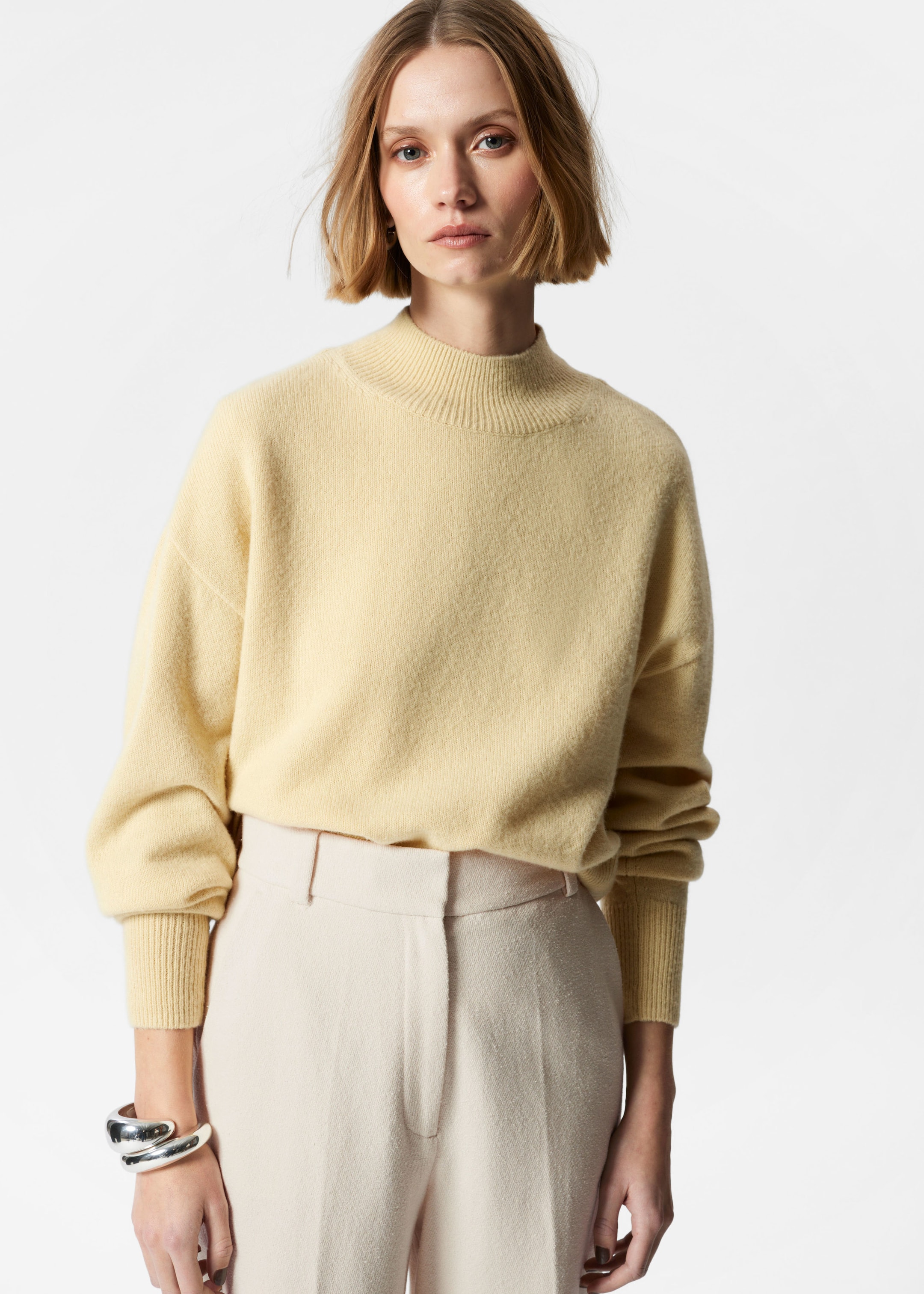 Image of Mock Neck Jumper