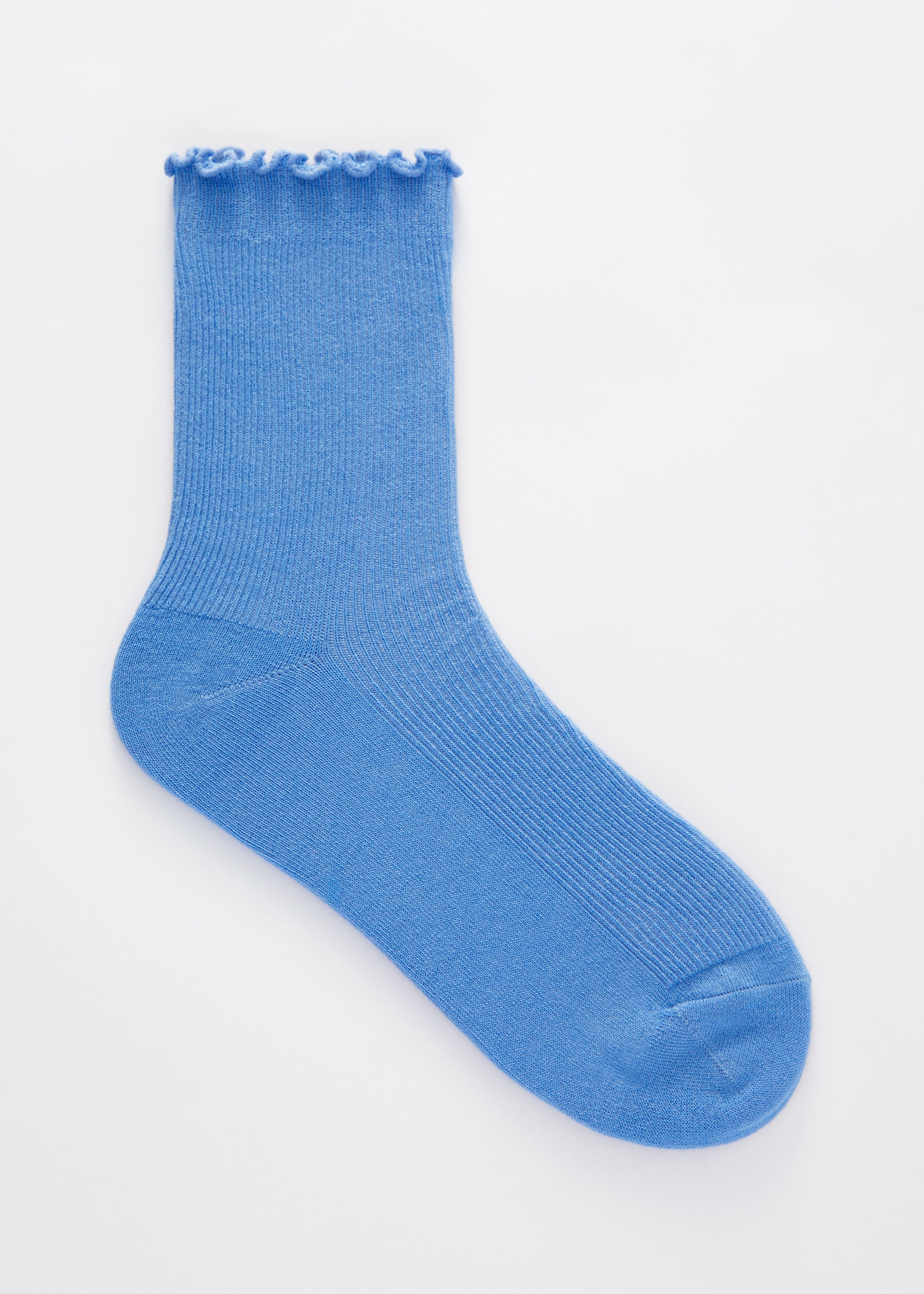 Image of Ribbed Frill Socks