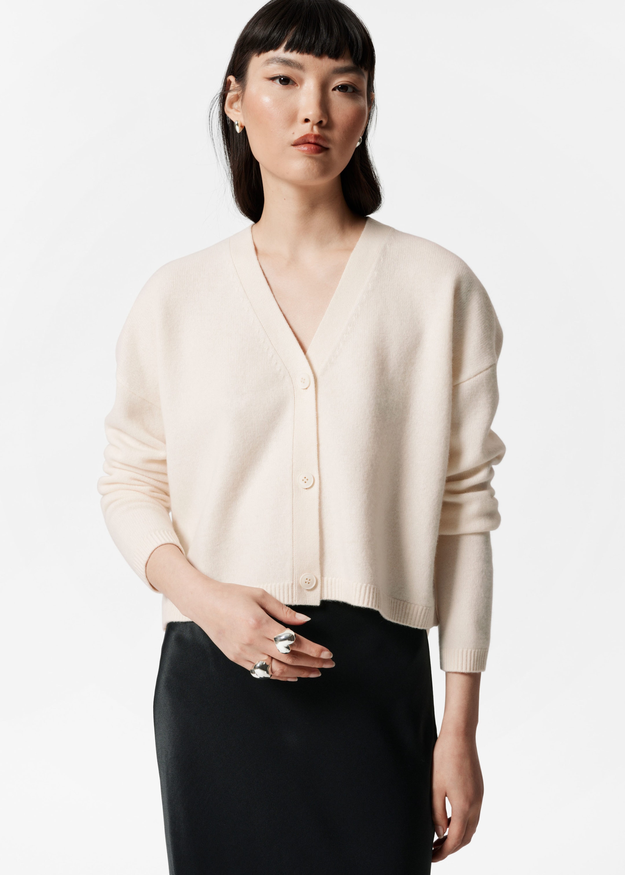 Image of Relaxed Wool Cardigan