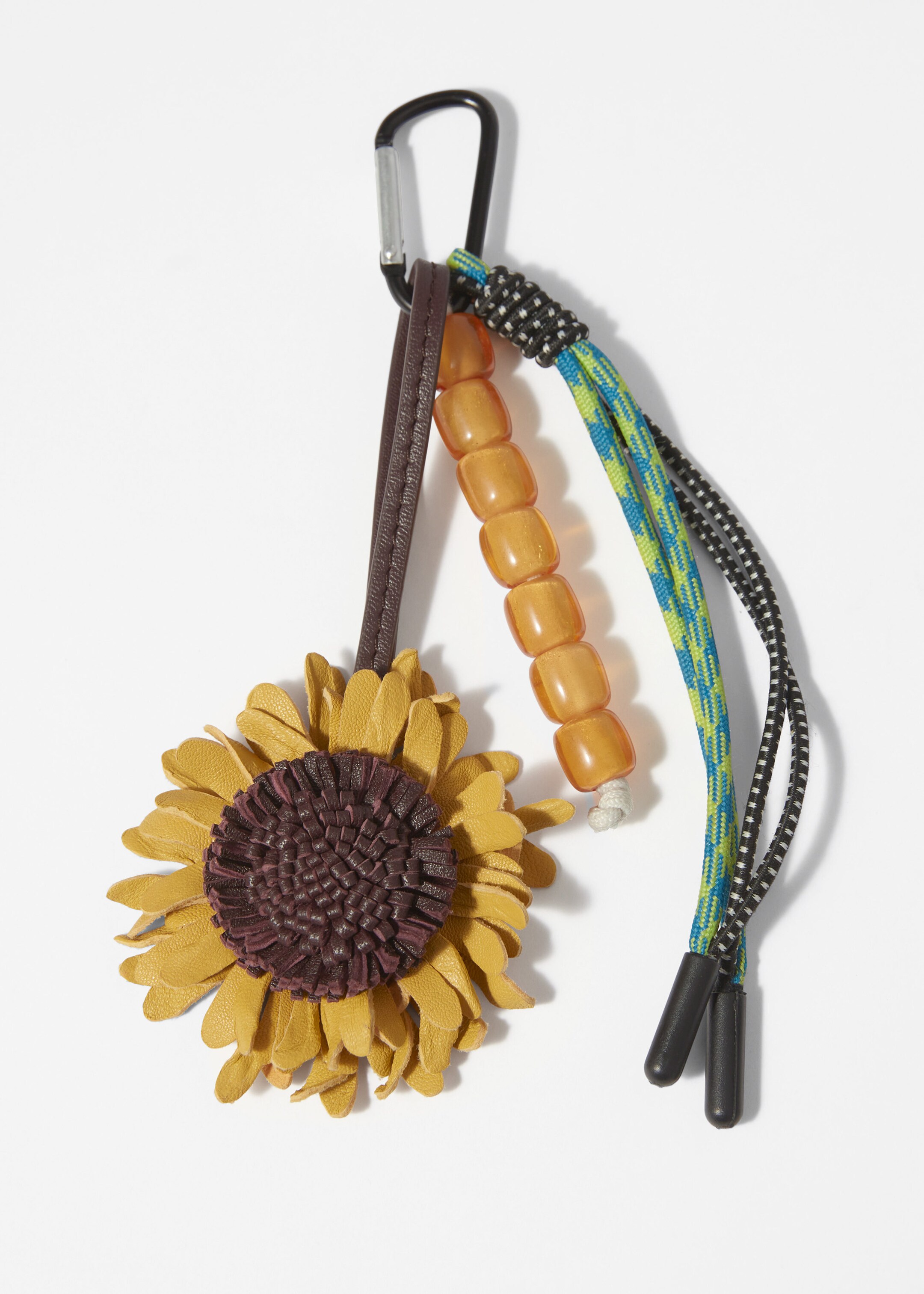 Image of SunflowerThemed Charm Keyring