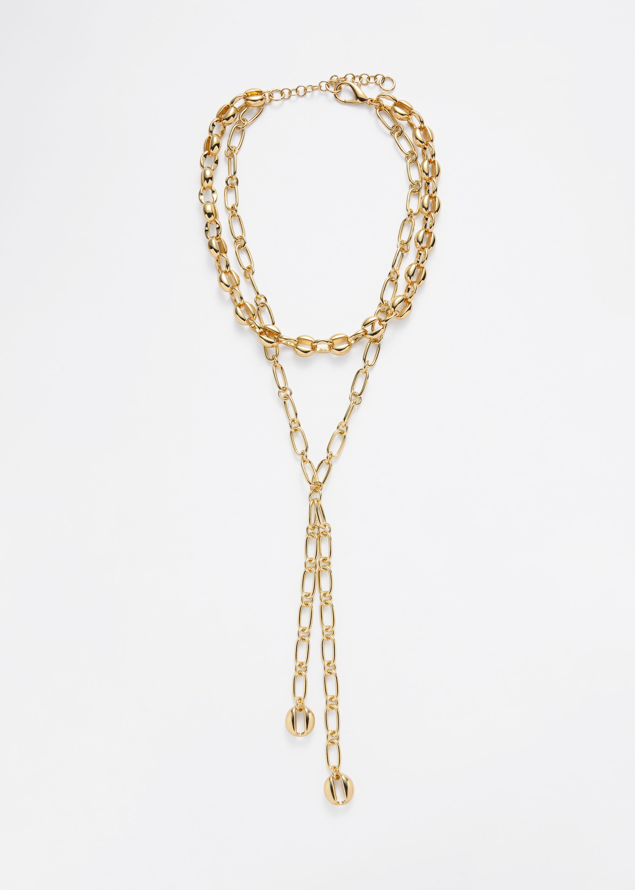 Image of Bold Layered Chain Necklace