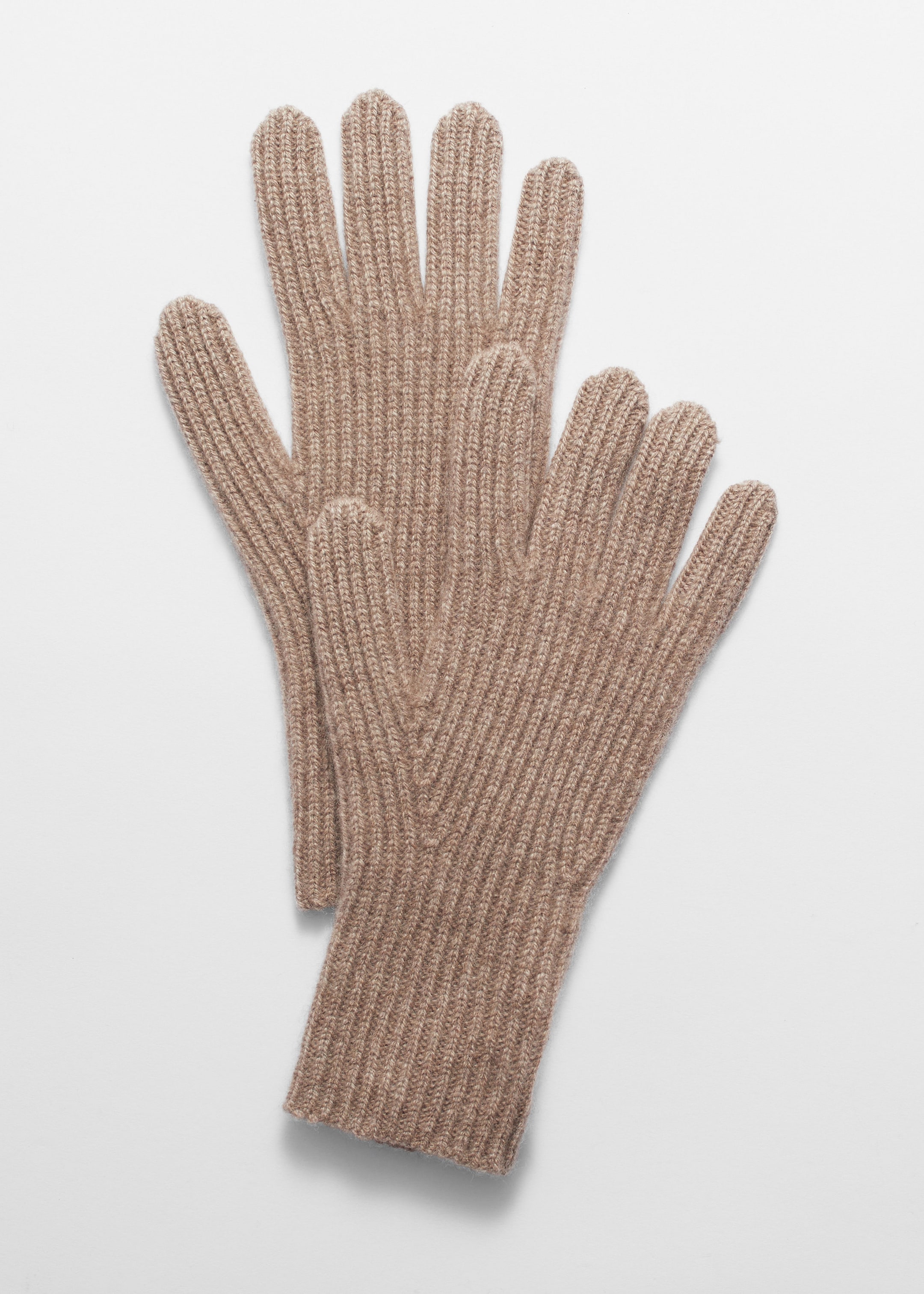 Image of Ribbed Cashmere Gloves