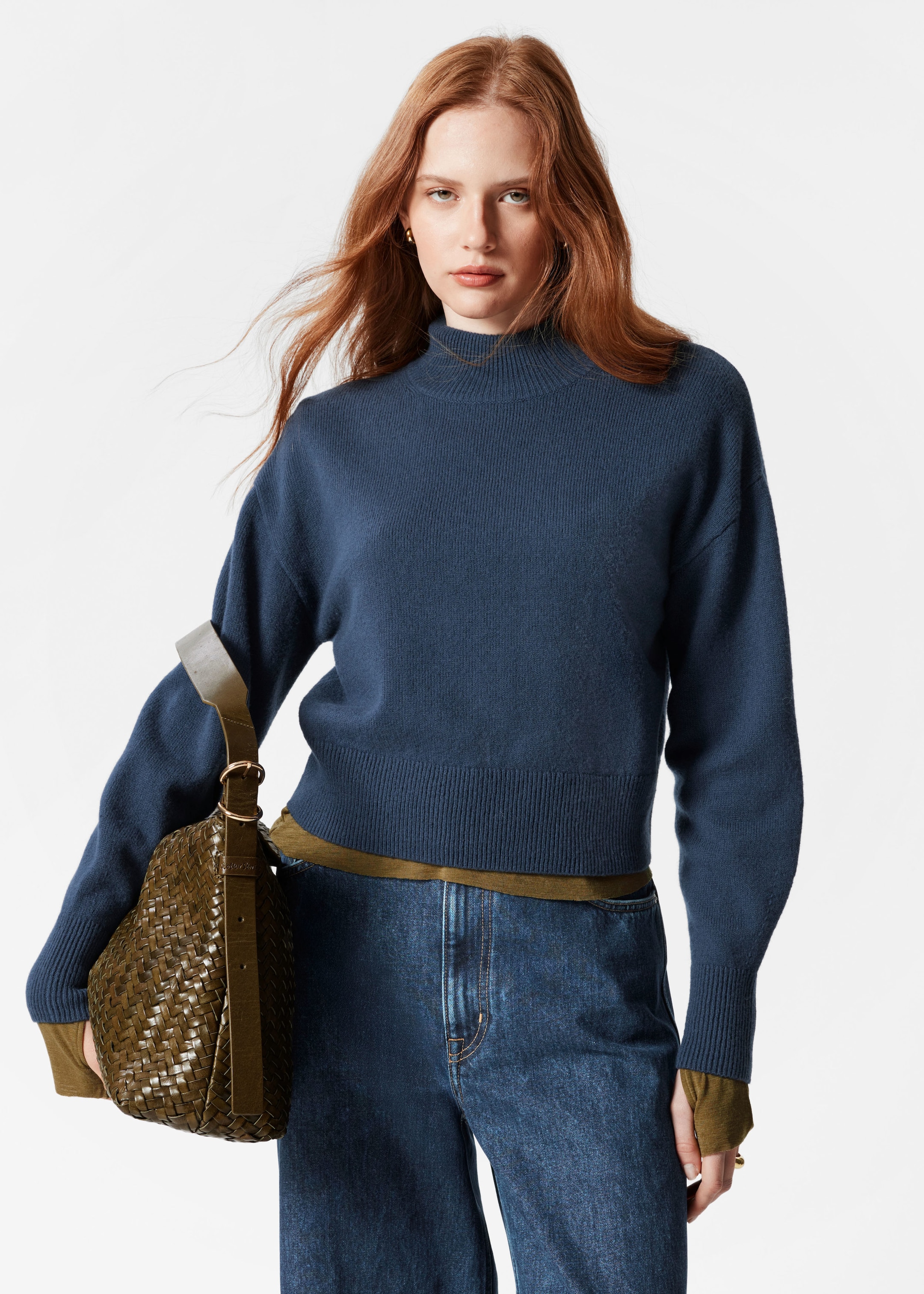 Image of Mock Neck Jumper