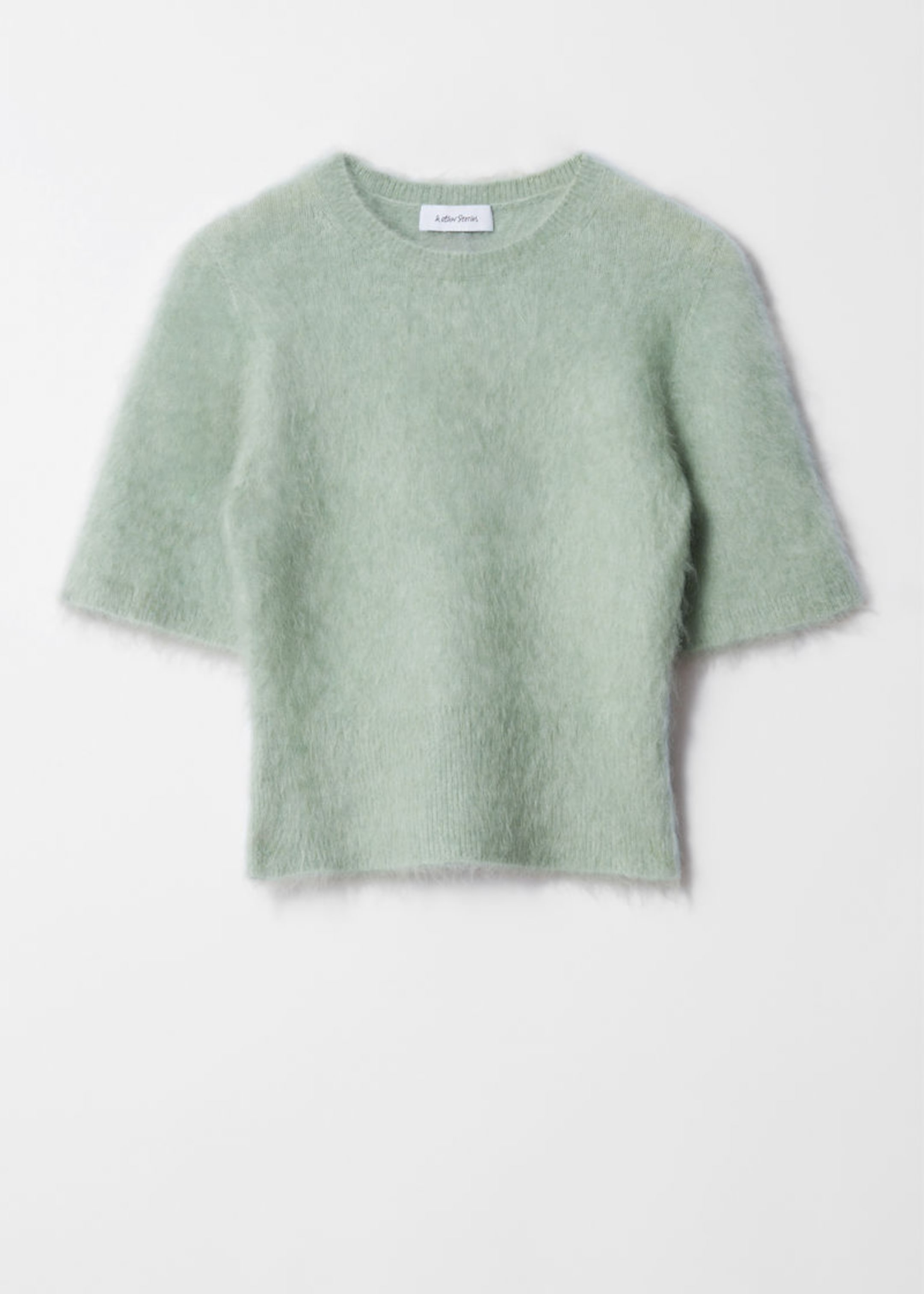 light green mohair blend t-shirt